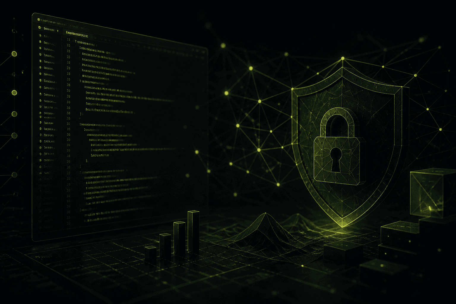 Abstract study of security and infrastructure lighting